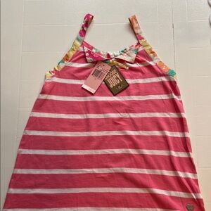 Juicy Couture Pink Striped Tank Top